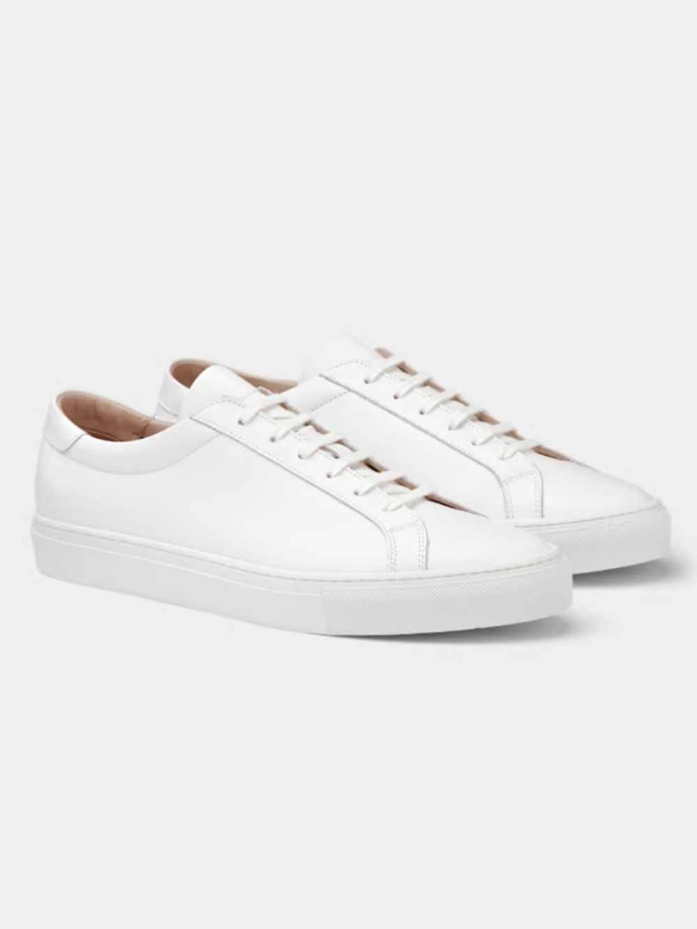 Suit Supply White Calf Leather Sneaker | 42 (9)